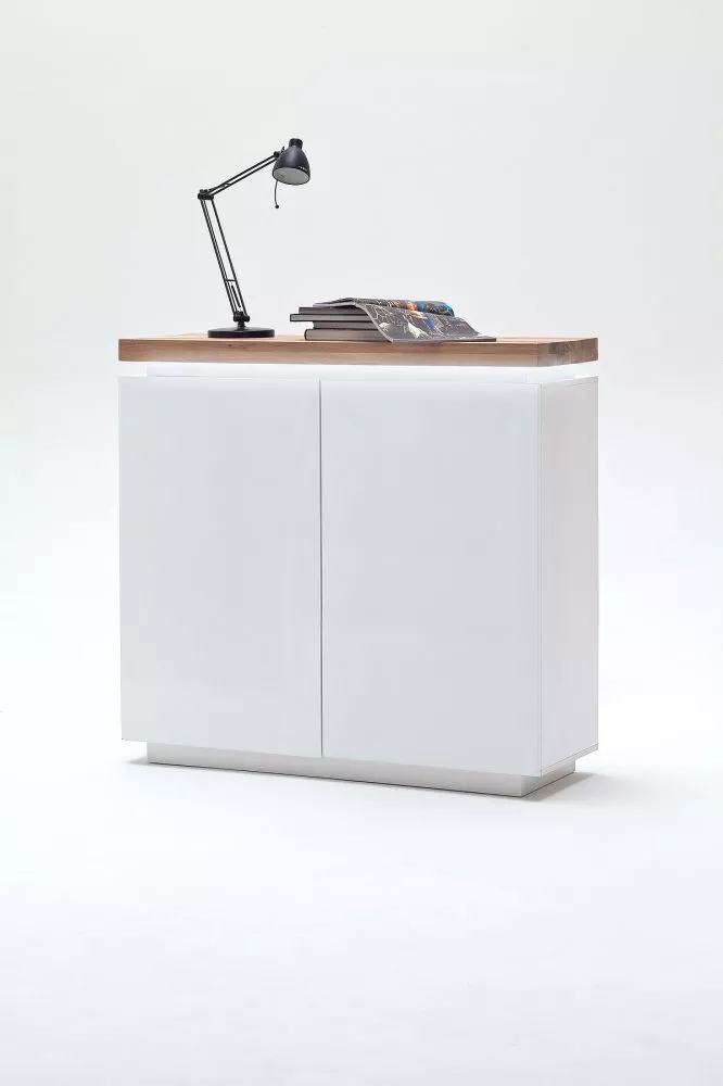 Kumode Romina K2D ar LED · 120 × 40 × 114 cm
