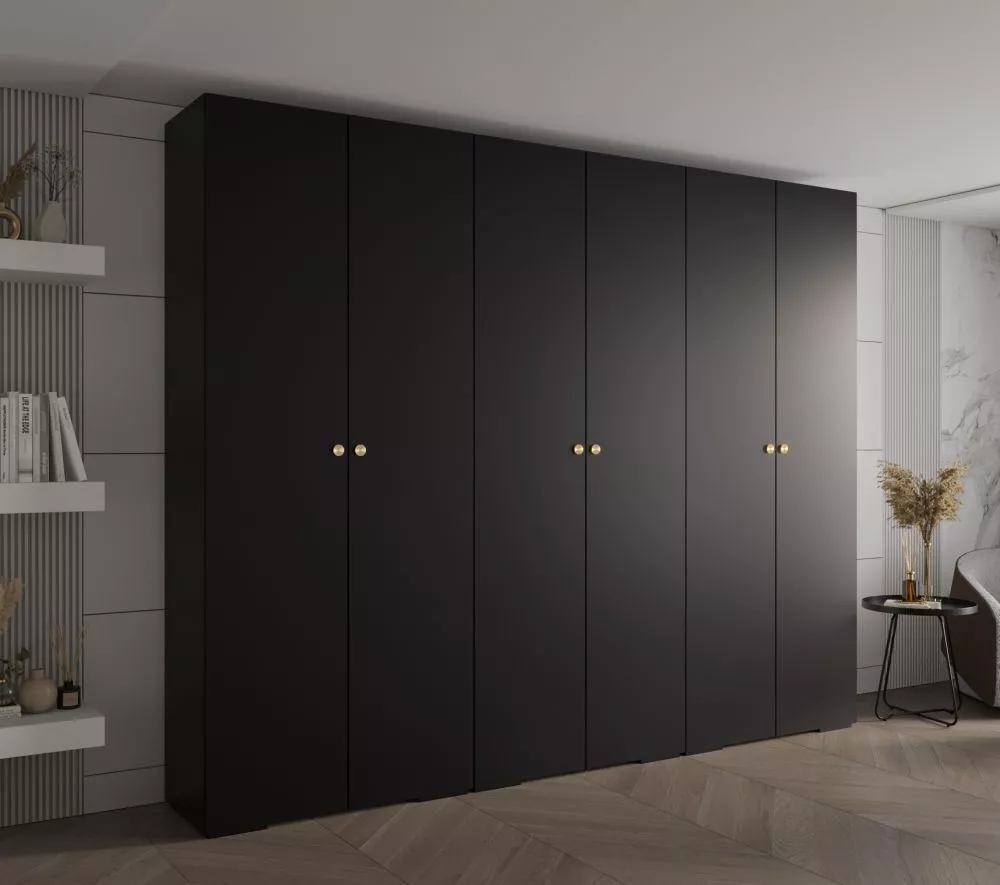 Skapis Inova 2 · Melna · 300 × 47 × 236.7 cm