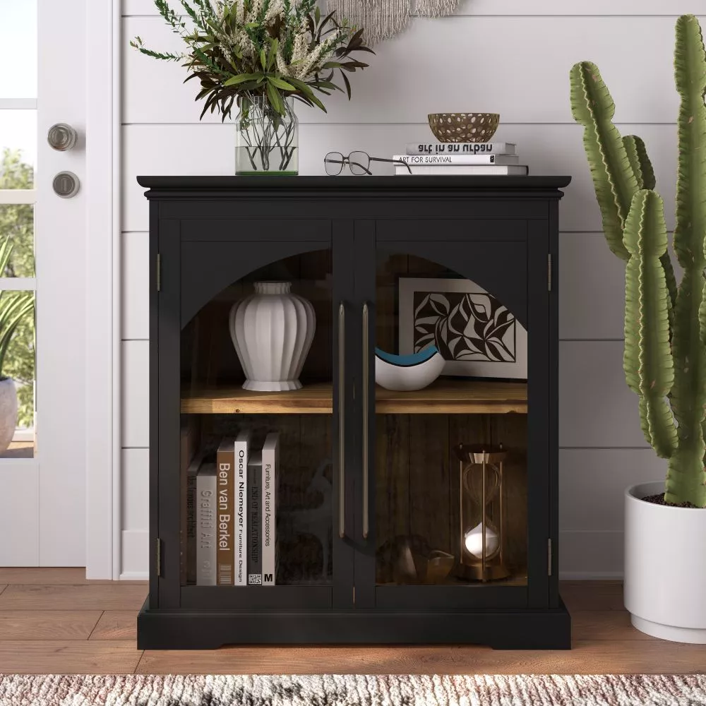 Kumode Avola AV2295-33 · Melns · 84 × 43 × 91.5 cm