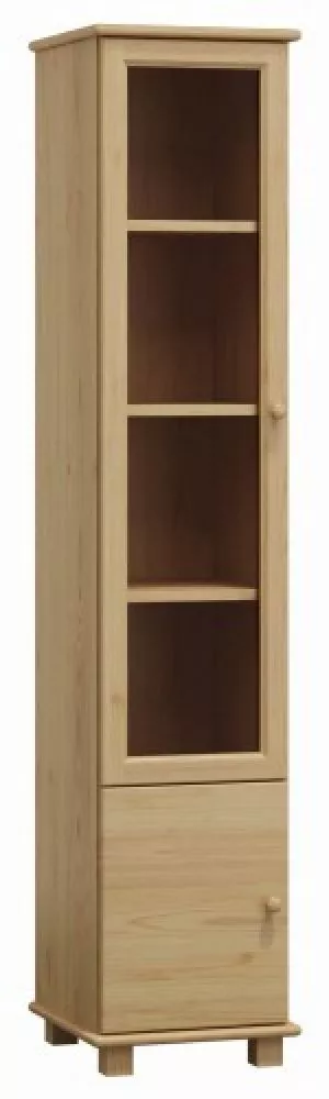 Grāmatu skapis Wit 11 · Priede · 40 × 42 × 190 cm