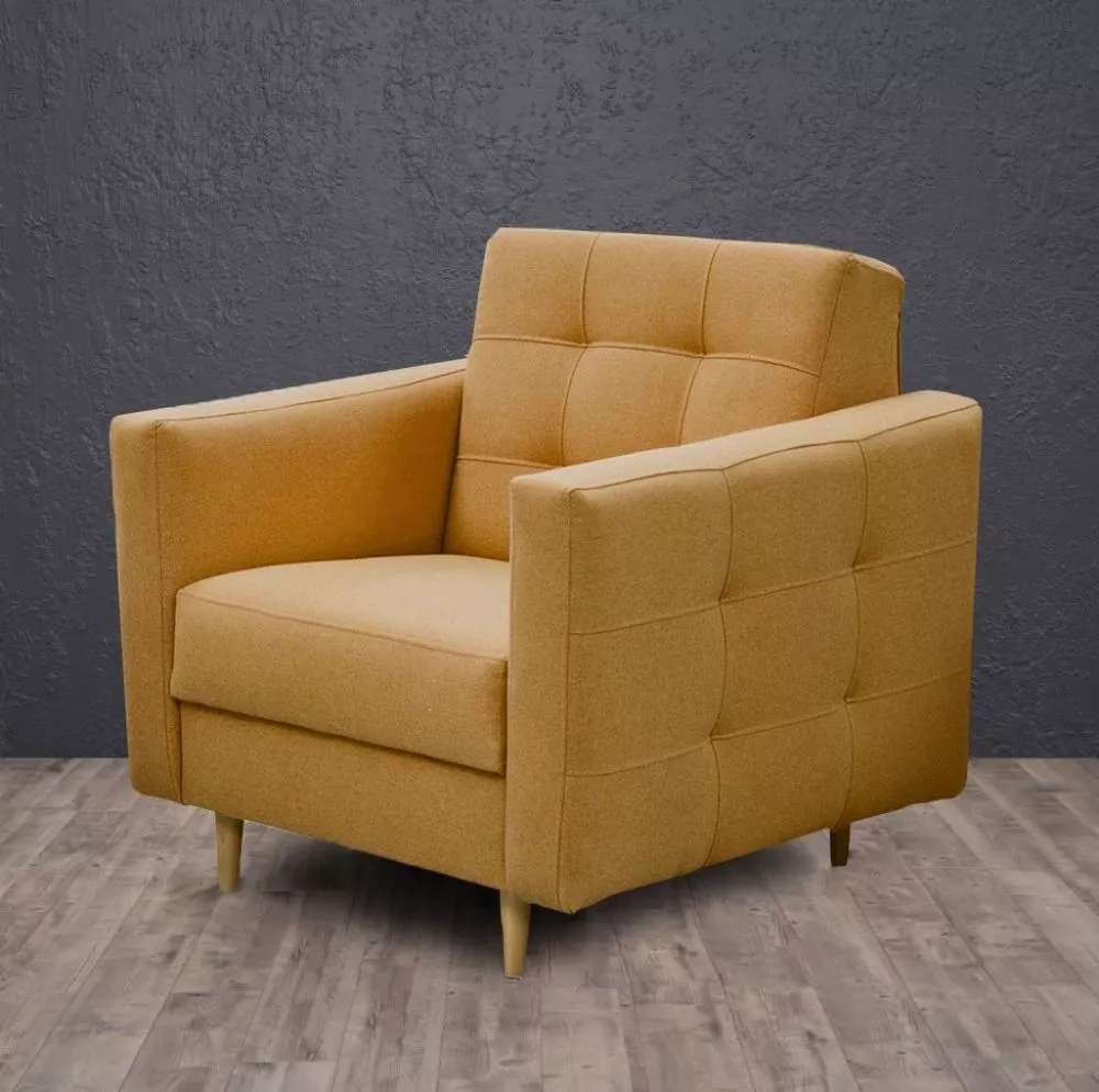 Mīksts krēsls Godivo 1S Standard Sēdvietas dziļums: 59 cm, · Dzeltens · 88 × 95 × 90 cm