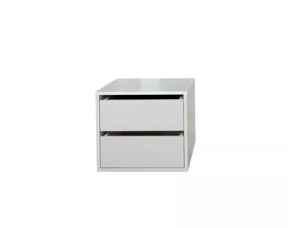 Kumode Kontener 2S · Balts · 46 × 48 × 41.5 cm