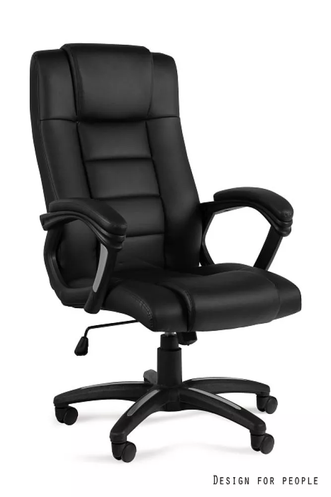 Datorkrēsls Aran Sēdvietas platums: 50 cm, · Melns · 65 × 65 × 110 cm