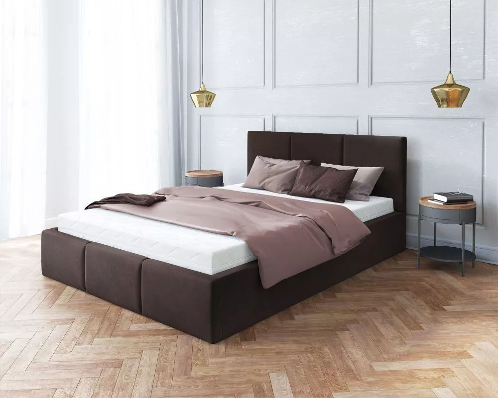 Gulta Fresia Premium Standard ar stelāžu Guļamvietas platums: 180 cm, Guļamvietas garums: 200 cm, stelāžas tips: metāla,