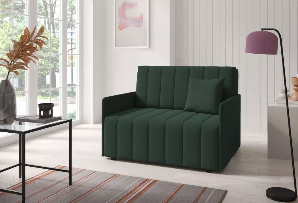 Mīksts krēsls Neo 2 standard Sēdvietas dziļums: 60 cm, · Zaļš · 120 × 97 × 85 cm