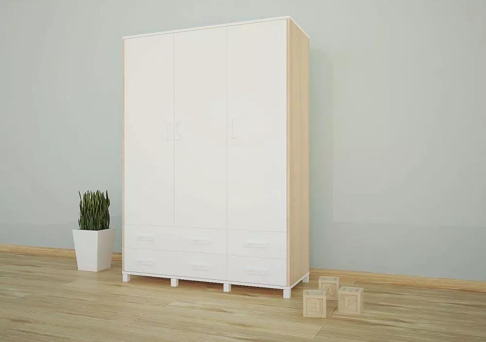 Bērnu skapis Animals SZ09-A · 132 × 54 × 187 cm
