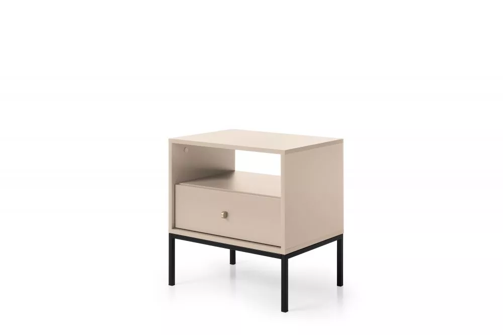 Naktsgaldiņš Mono MS54 · Bēšs · 54 × 39 × 56 cm