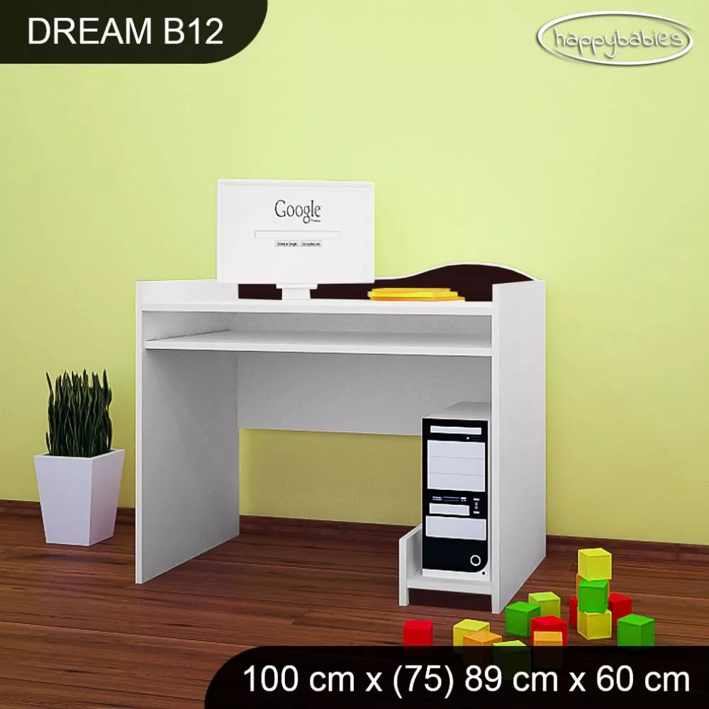 Bērnu rakstāmgalds Dream B12 Maksimālais augstums: 89 cm, · 100 × 75 × 60 cm