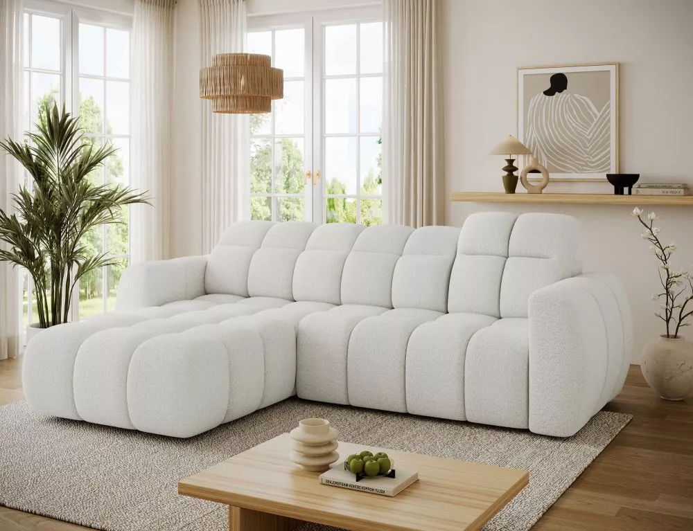 Dīvāns Fanito Standard · Balts · 200 × 288 × 88 cm