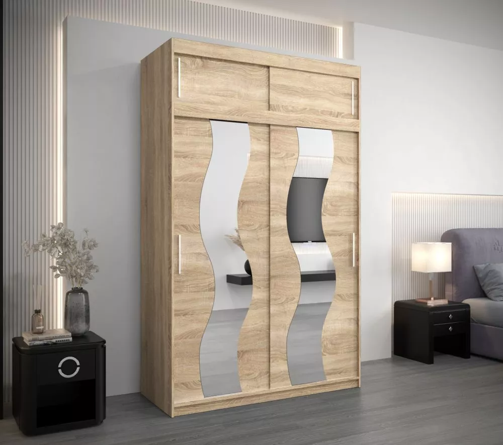 Skapis Sewilla Plus · Sonoma · 150 × 62 × 240 cm