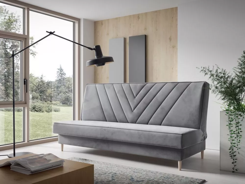 Dīvāns Sofa Bed 185 standard · Gaiši pelēks · 90 × 200 × 93 cm