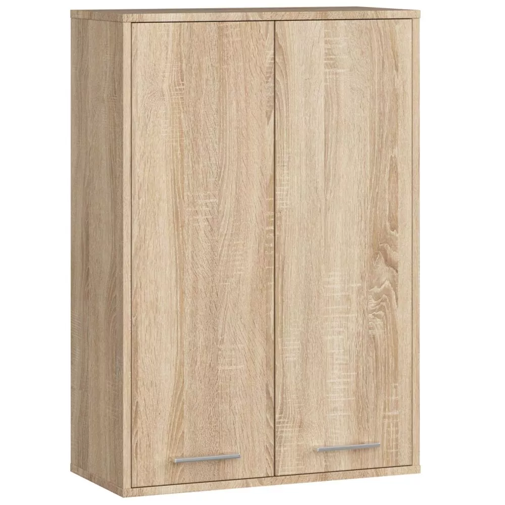 Vannas istabas skapītis Fin W64 2D · Sonoma · 64.2 × 93.6 × 30.5 cm