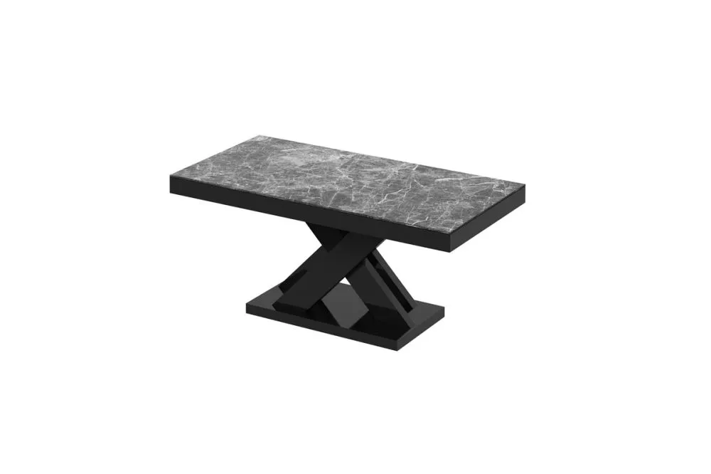 Žurnālgalds Xenon Lux Mini Gloss Korpusa krāsa: tumšais marmors, · 120 × 60 × 50 cm