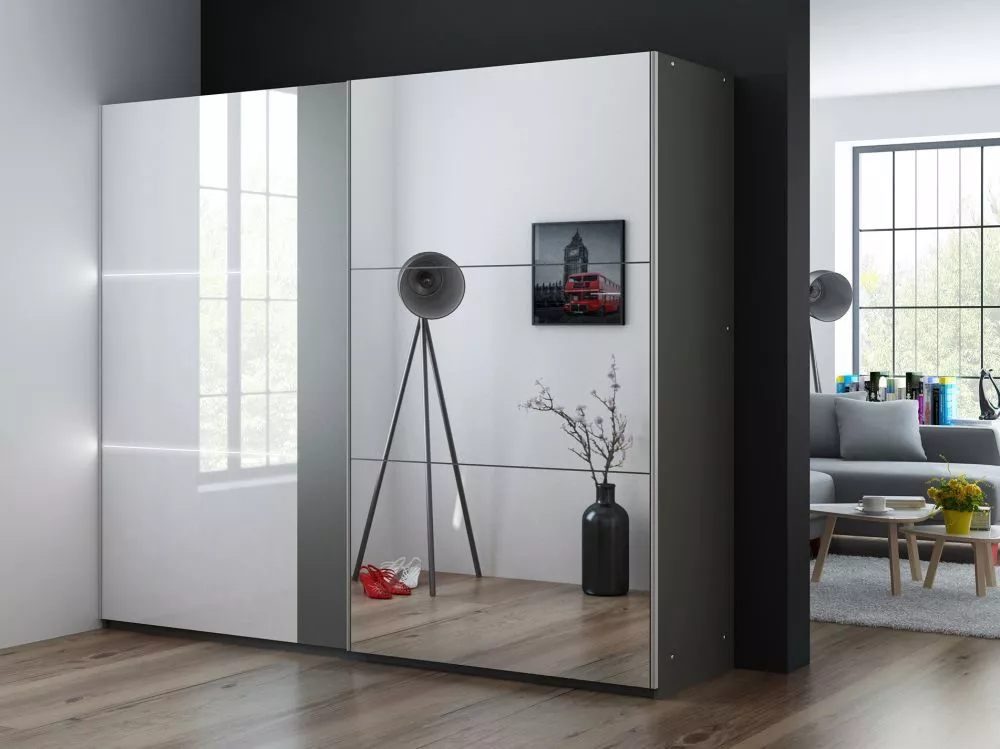 Skapis Tunis ar LED · 250 × 65 × 215 cm