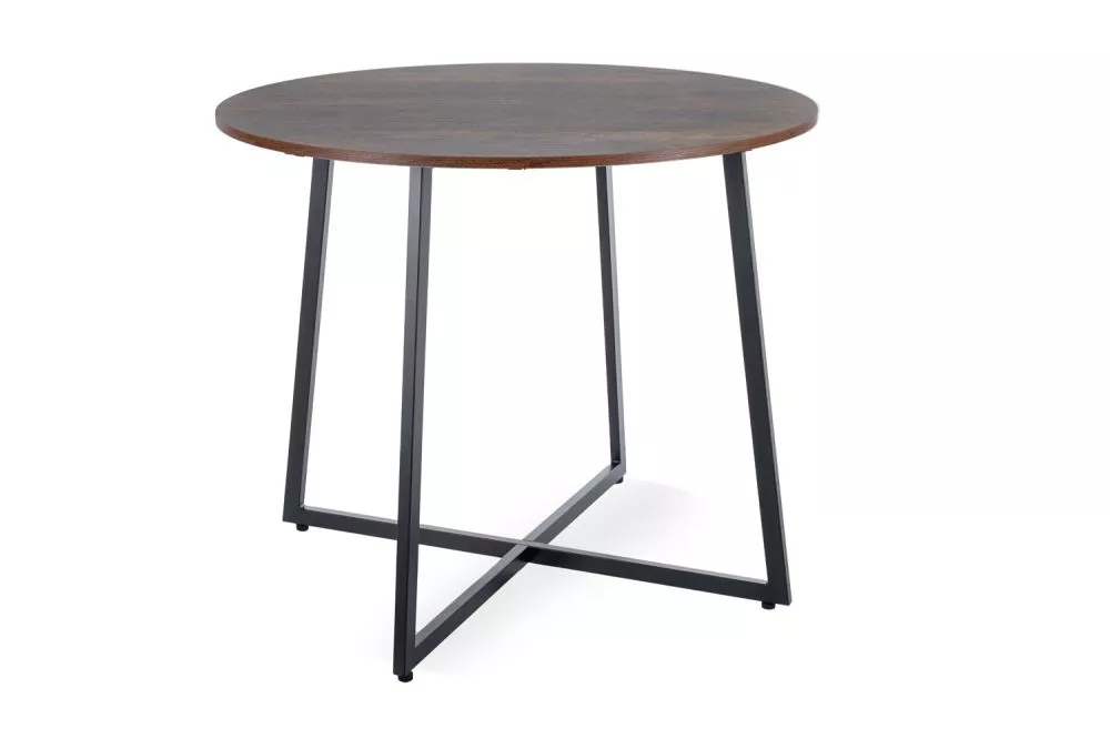 Galds Luna 90 · Tumši brūns · 76 cm