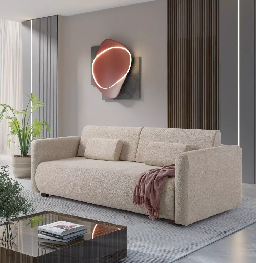 Dīvāns Alba sofa Standard · Gaiši bēšs · 105 × 230 cm