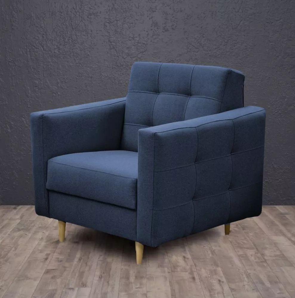 Mīksts krēsls Godivo 1S Standard Sēdvietas dziļums: 59 cm, · Zils · 88 × 95 × 90 cm