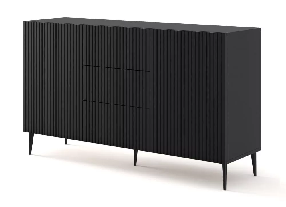 Kumode Ravenna B Black K2D3S · 149.7 × 41.8 × 86.9 cm