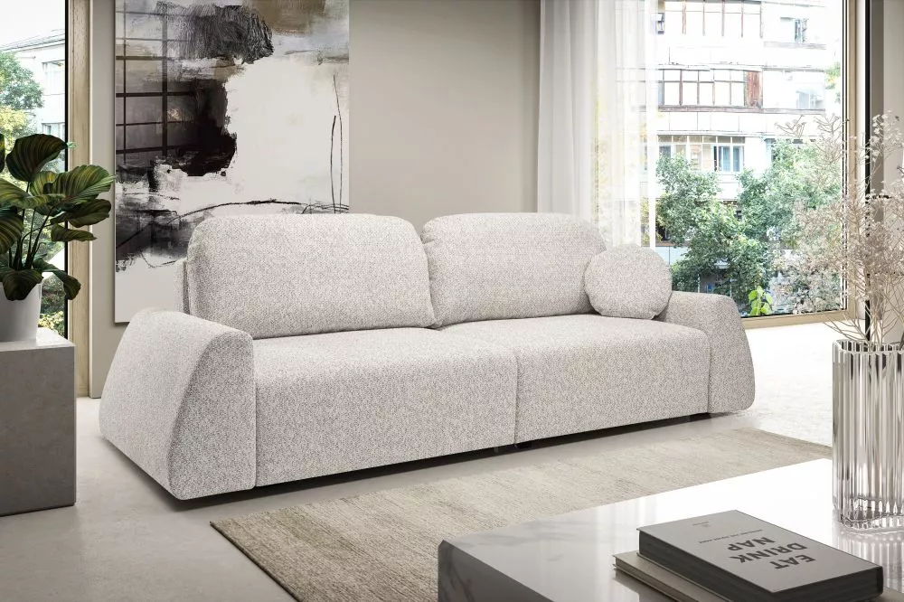Dīvāns Almi Sofa Standard · Gaiši pelēks · 100 × 258 × 90 cm
