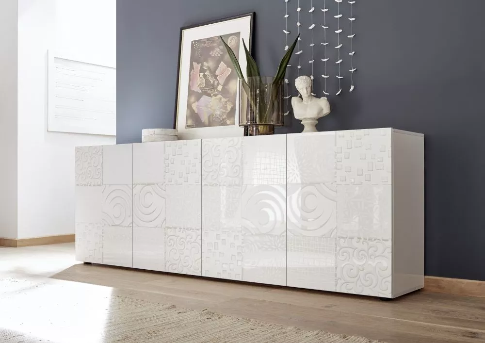 Kumode Miro 09 · Balts · 241 × 43 × 84 cm