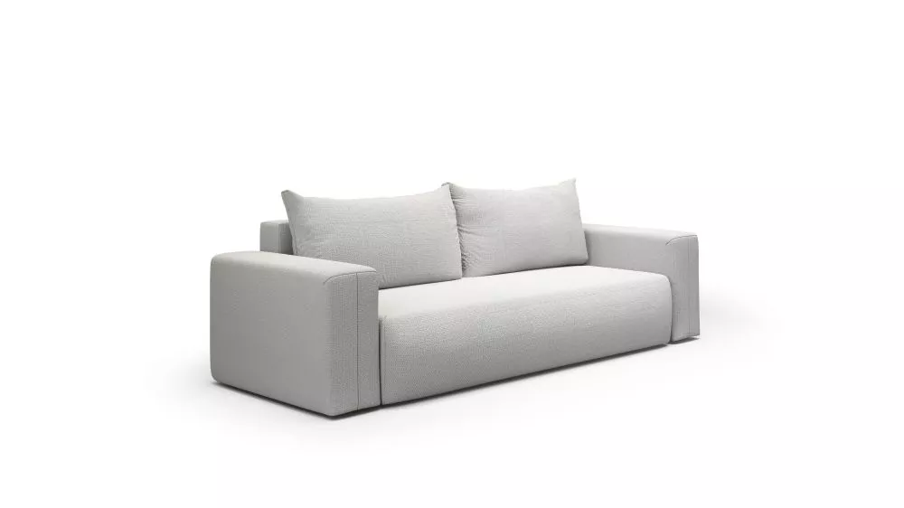 Dīvāns Torretta sofa standard · Gaiši pelēks · 97 × 258 × 72 cm
