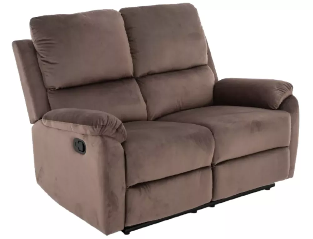 Dīvāns Spencer 2 Velvet · Kapučino · 94 × 136 × 101 cm