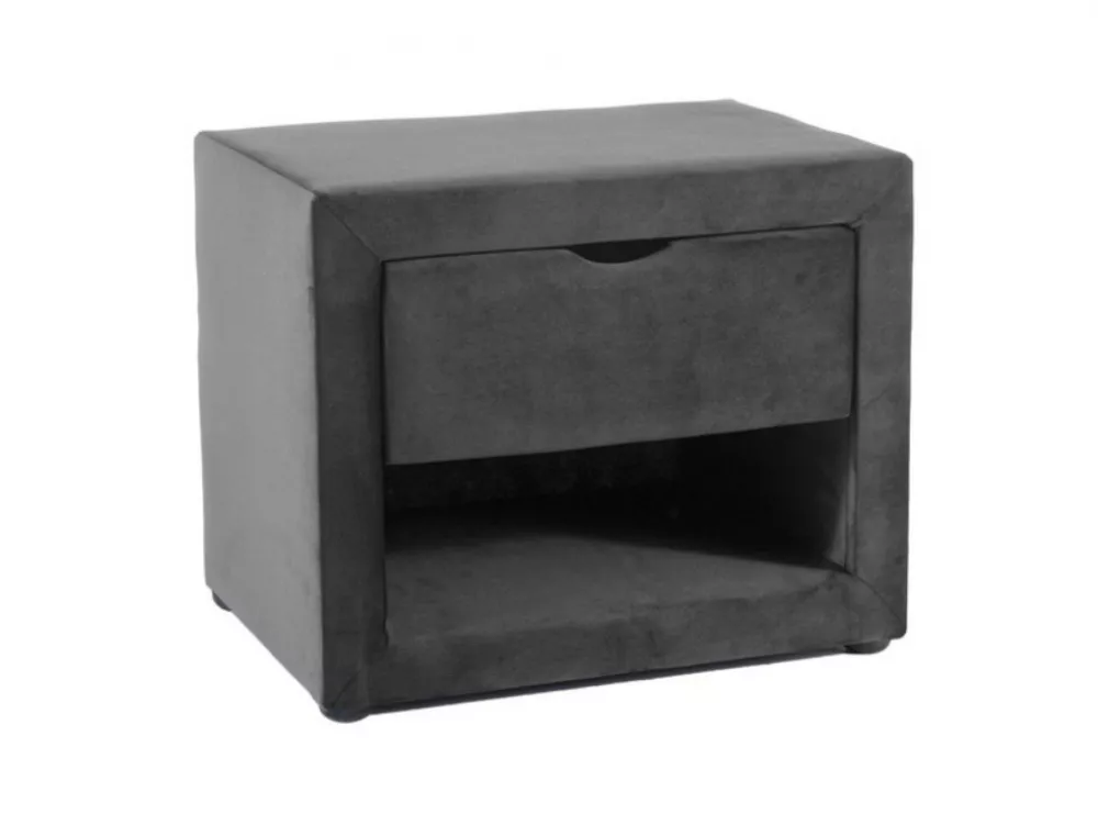 Naktsgaldiņš ET-001 Velvet · Pelēks · 50 × 35 × 42 cm