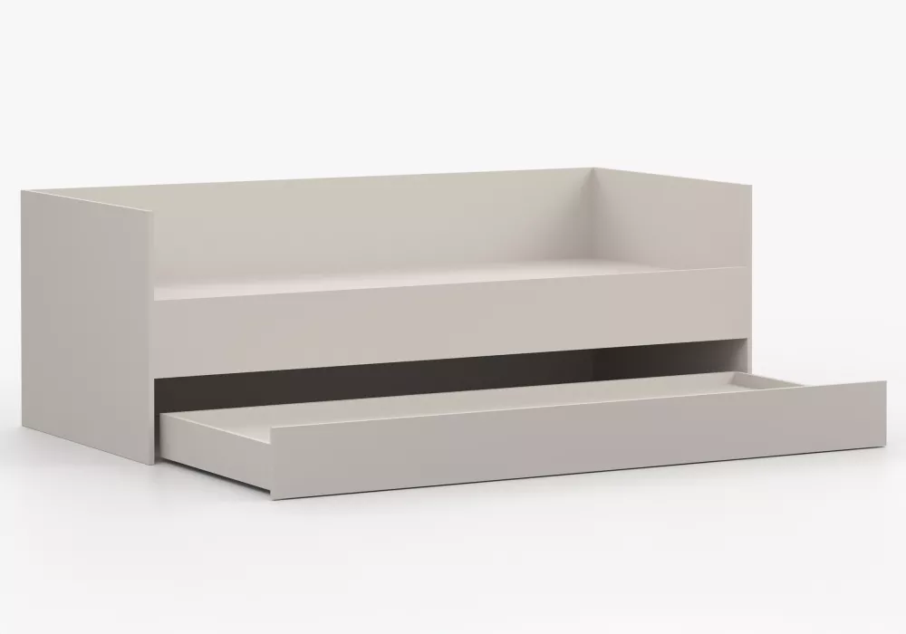 Gulta Charlie 90x200 Guļamvietas platums: 90 cm, Guļamvietas garums: 200 cm, · Kašmira · 96 × 205 × 66 cm