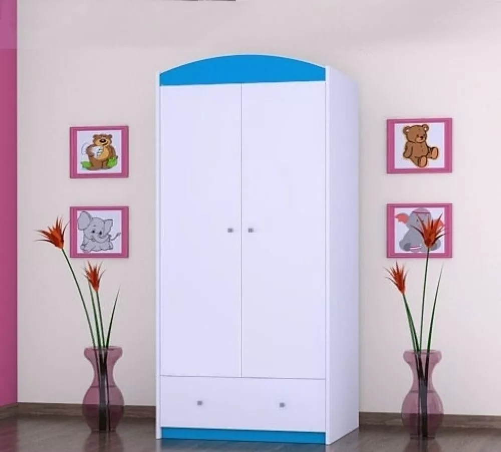 Bērnu skapis Happy SZ08-B · 88 × 54 × 187 cm