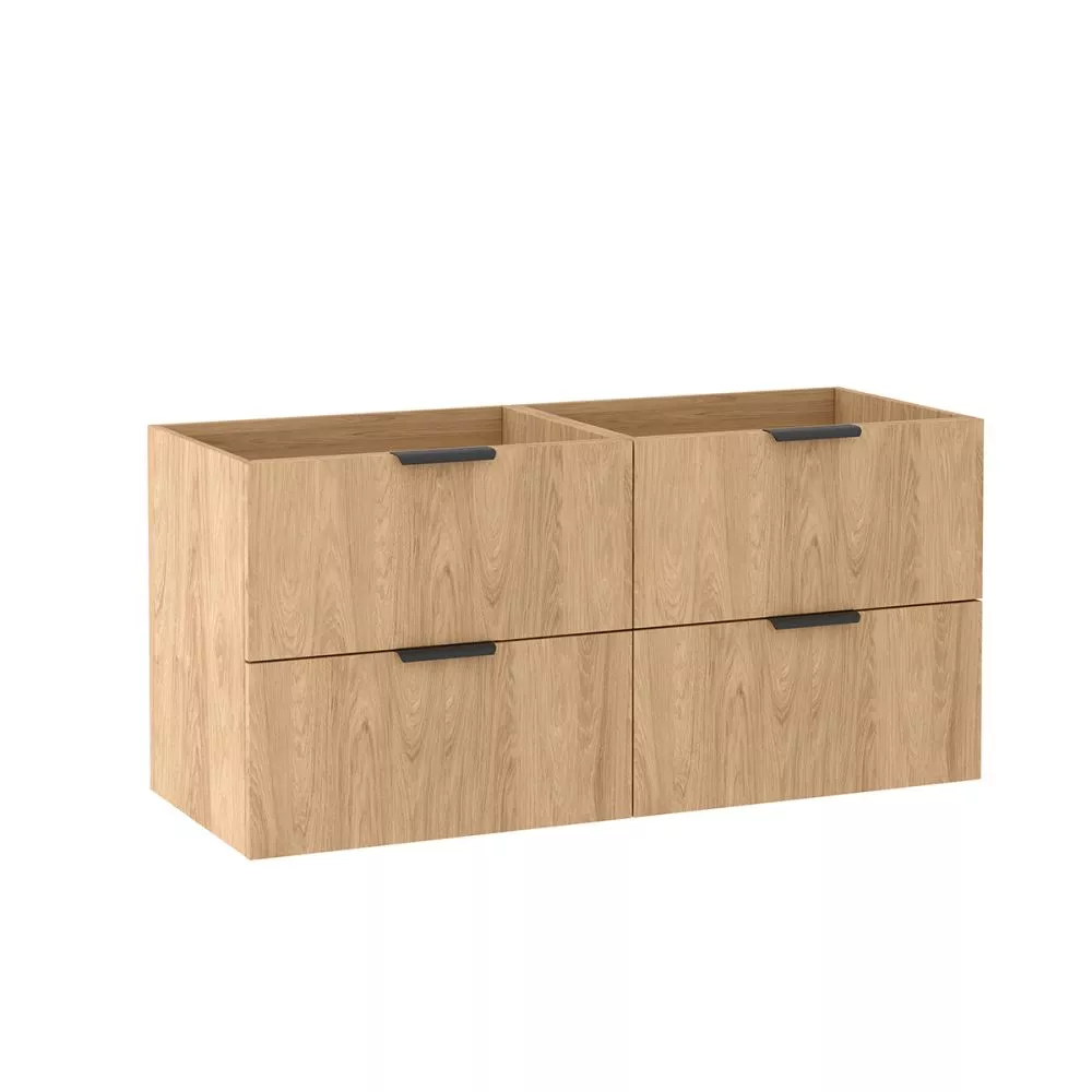 Vannas istabas komplekts Luna 120 Set · Ozols hikora · 57 × 120 × 45.8 cm