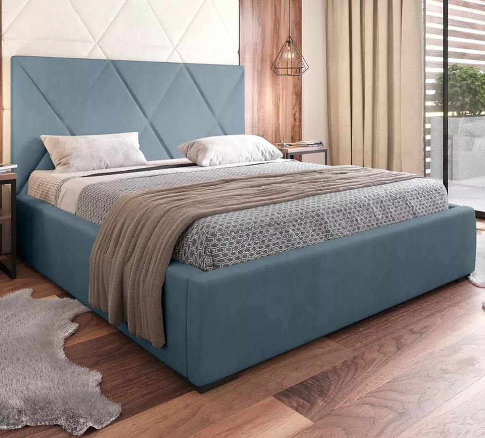 Gulta Vegas 05 Standard ar stelāžu Guļamvietas platums: 140 cm, Guļamvietas garums: 200 cm, stelāžas tips: koka, · Gaiši