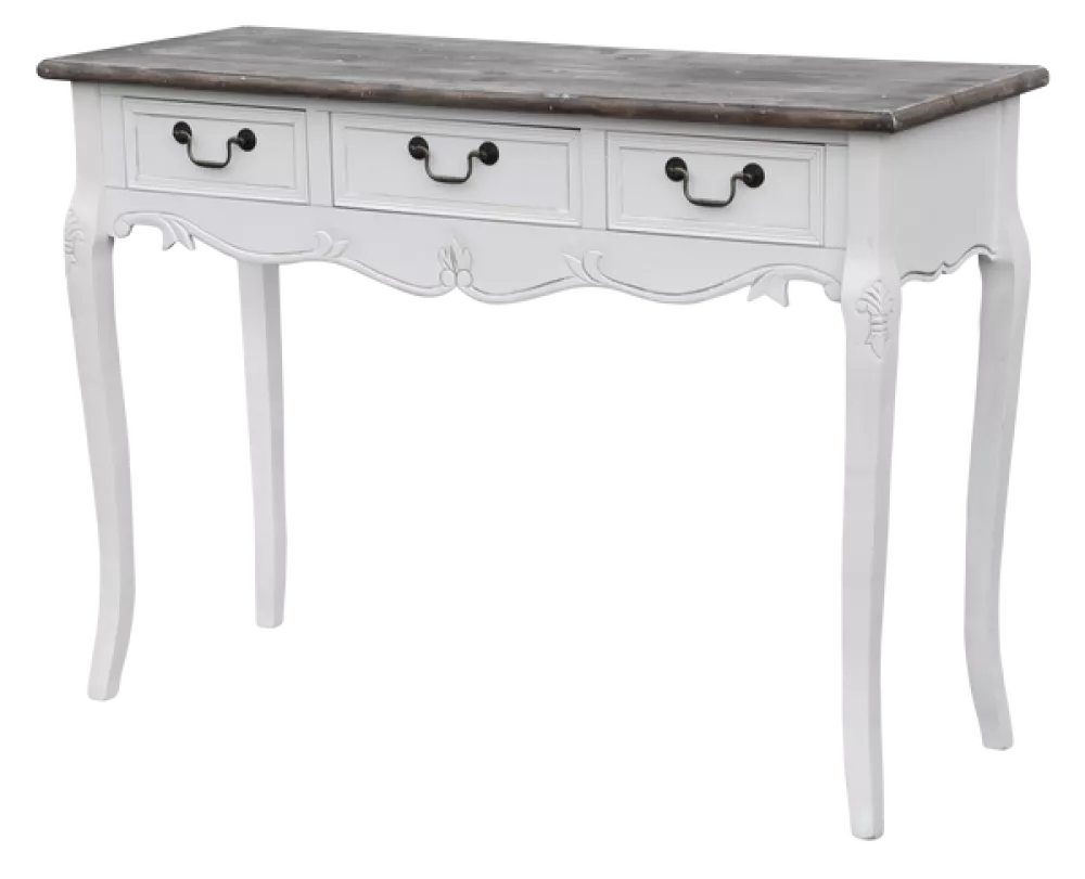 Kosmētikas galds Rimini White RI017W · 110 × 78 × 40 cm