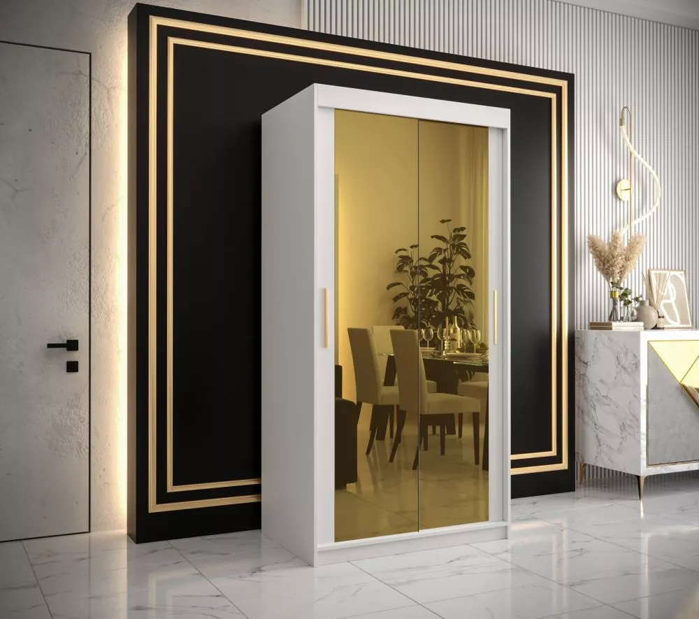 Skapis Golden T3 · Balts · 100 × 62 × 200 cm