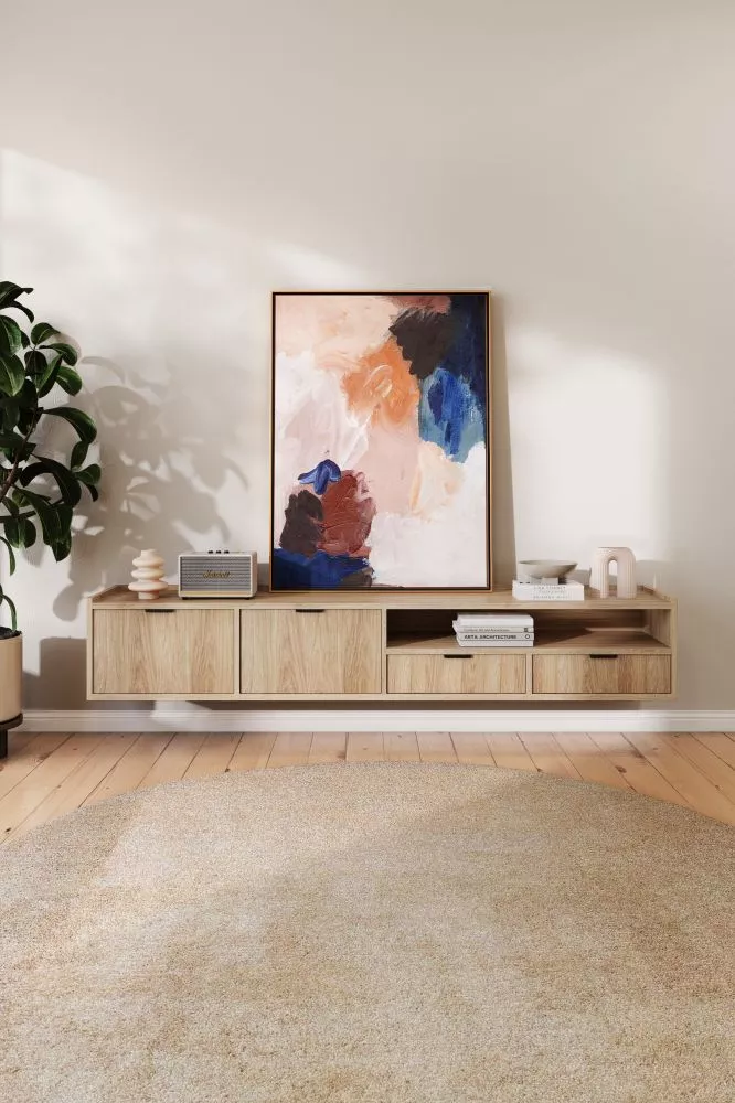 TV tumba Edison RTV200 · Ozols hikora · 200 × 40 × 55 cm