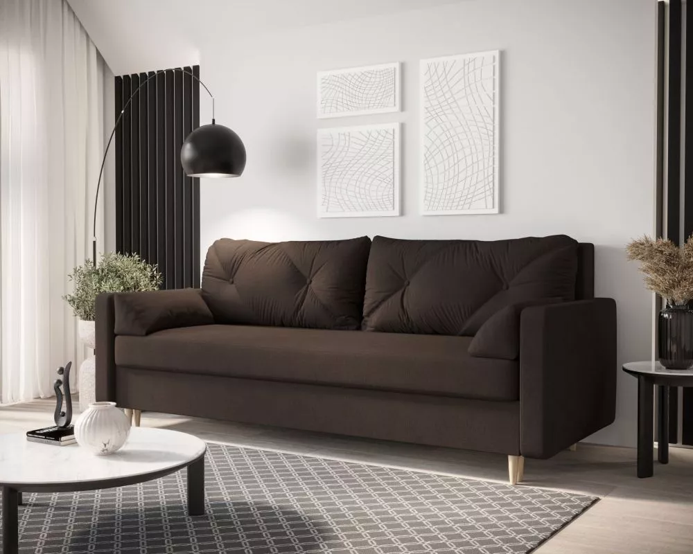 Dīvāns Astra Standard · Brūns · 87 × 220 × 88 cm