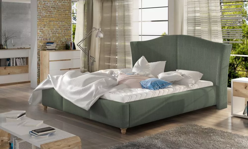 Gulta Charlotte Premium Standard ar stelāžu Guļamvietas platums: 180 cm, Guļamvietas garums: 200 cm, stelāžas tips: metā