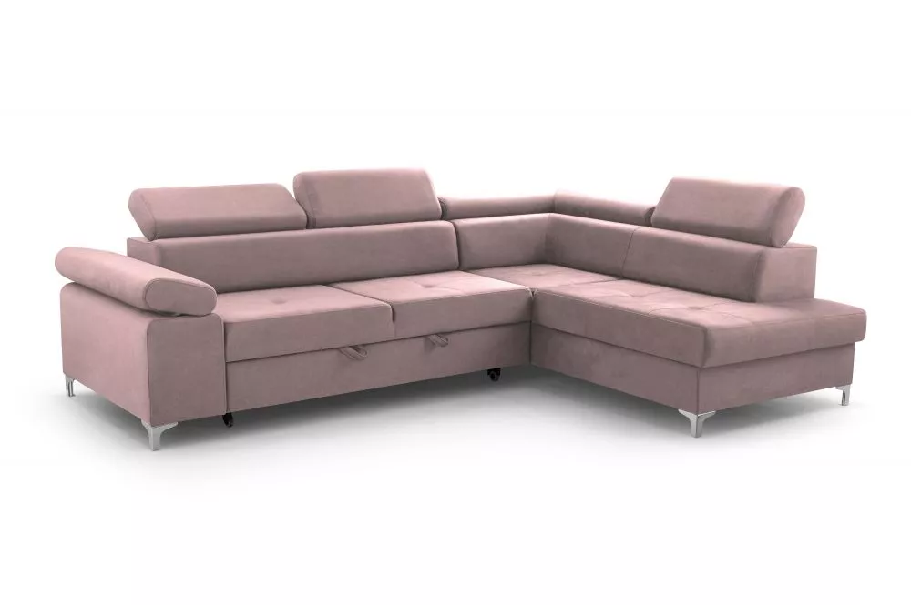 Dīvāns Madryt Relax Standard · Rozā · 205 × 280 × 80 cm