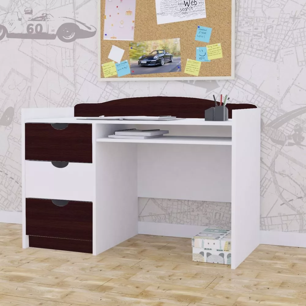 Bērnu rakstāmgalds Classic B05 Maksimālais augstums: 89 cm, · 125 × 75 × 60 cm