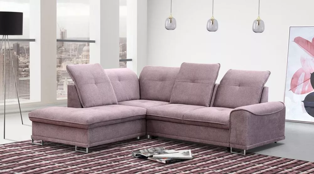 Dīvāns Boss Standard · Rozā · 232 × 272 × 92 cm