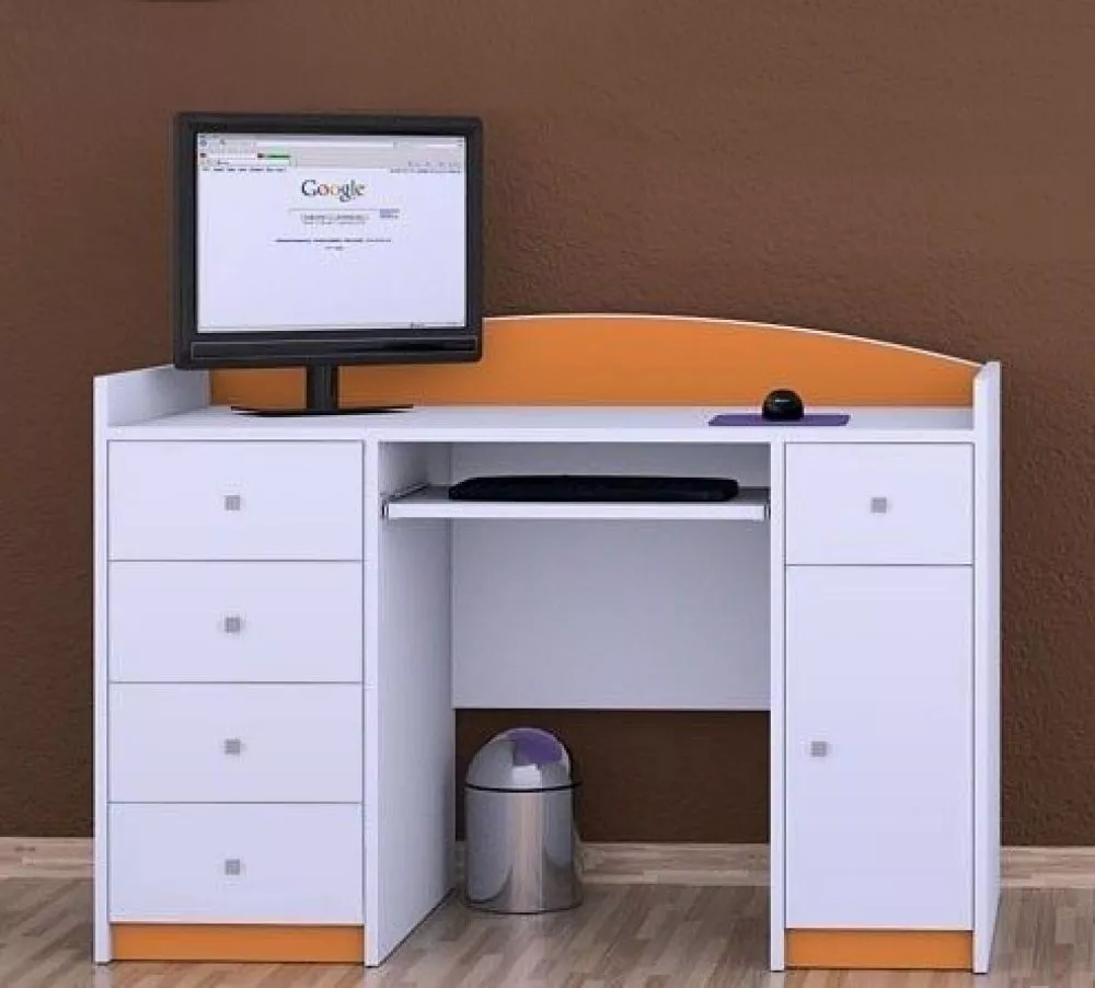 Bērnu rakstāmgalds Happy B01 Maksimālais augstums: 89 cm, · 125 × 75 × 60 cm
