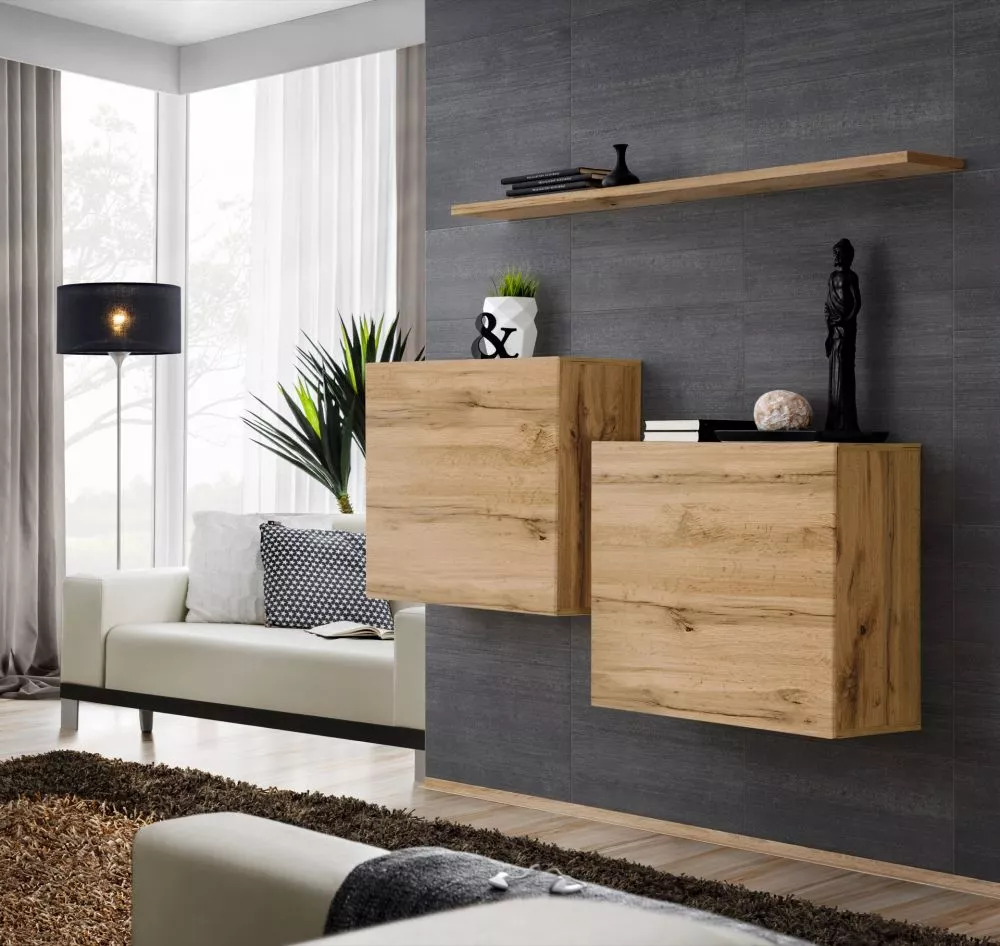 Plaukts Switch SB 1 · Ozols votāns · 130 × 110 × 30 cm