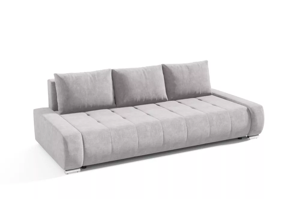 Dīvāns Velutti Standard · Gaiši pelēks · 110 × 240 × 85 cm