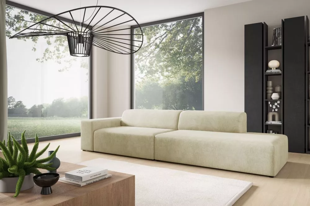 Dīvāns Modullo 2S Long Premium Standard · Bēšs · 104 × 308 × 70 cm