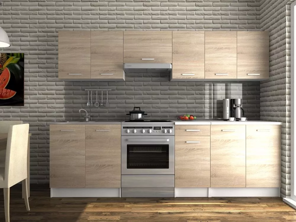 Virtuves komplekts Luiza 1 260 Materiāls : LKSP + finieris,