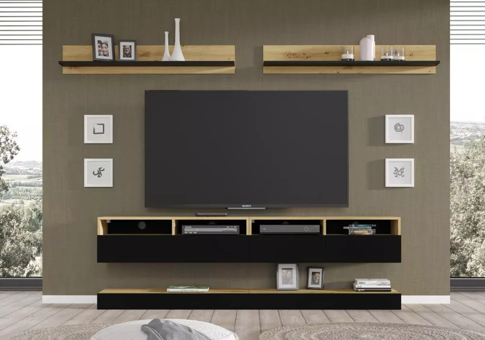 Sekcija Duo D Korpusa krāsa: ozols artisan, · 250 × 35 × 180 cm