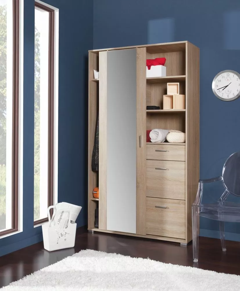 Skapis Otis · Ozols sonoma · 110 × 41.5 × 195 cm