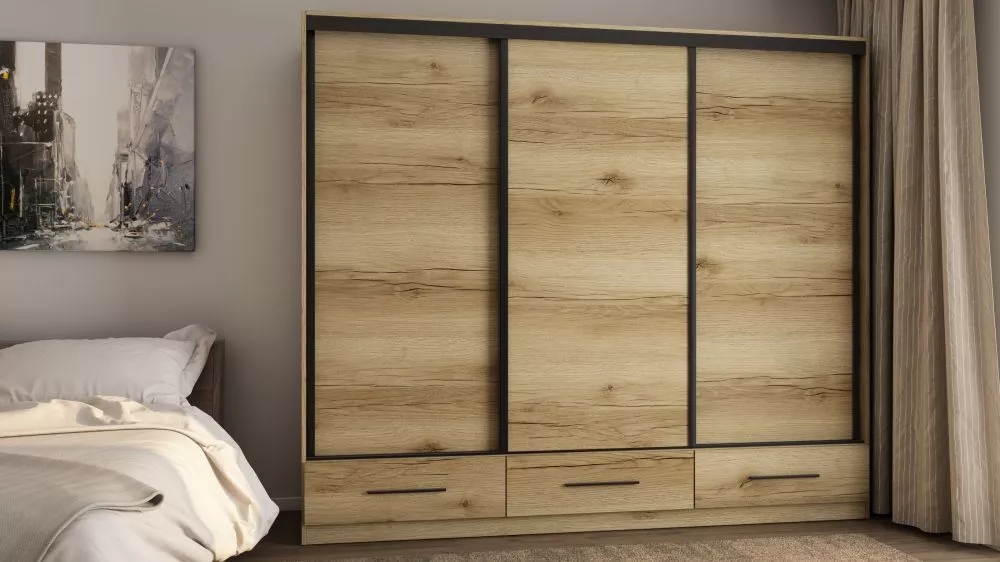 Skapis Wardrobe 3D 250 · 250 × 67 × 216 cm