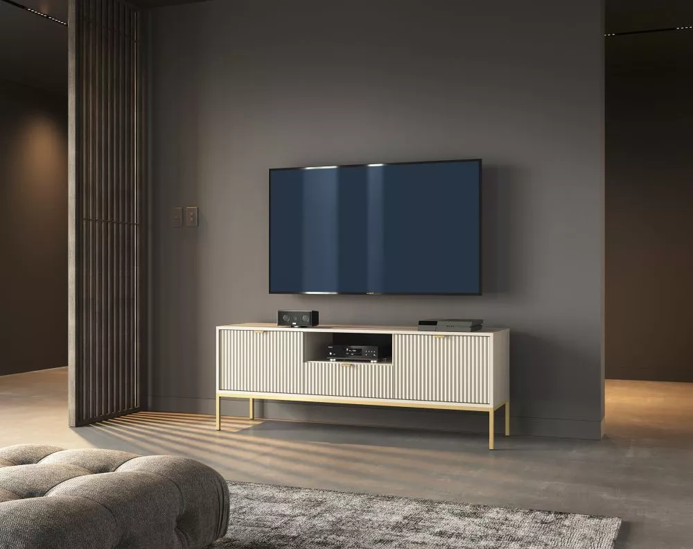 TV tumba Nova Gold RTV-154 · Gaiši bēšs · 154 × 39 × 56 cm