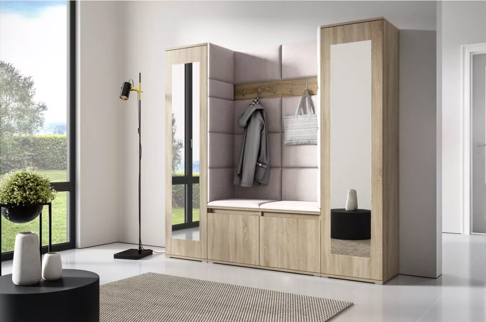 Apavu plaukts Emi 31 Trinity Korpusa krāsa: sonoma, · 190 × 185 × 40 cm