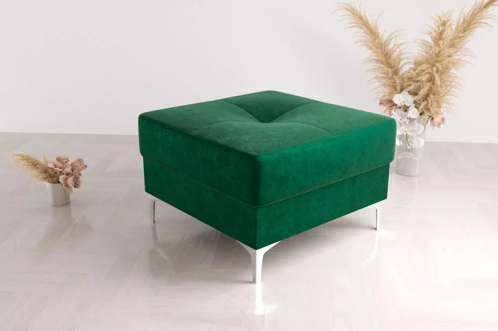Pufs Orion Square P Standard Auduma numurs: Element 20, · Zaļš · 70 × 49 × 70 cm